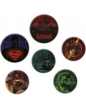 Set de insigne ABYstyle DC Comics: Justice League - Logos -1