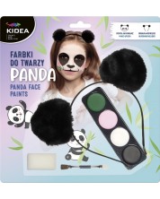 Set de vopsit pe față cu diademă Kidea - Panda -1