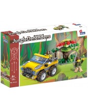 Constructor Alleblox Jungle Defenders -Jeep și copac, 179 piese