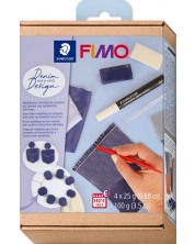 Set de lut Staedtler Fimo Soft - Denim Design, 4 х 25 g -1