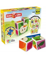 Set de cuburi magnetice Geomag - Magicube, fructe, 7 piese -1