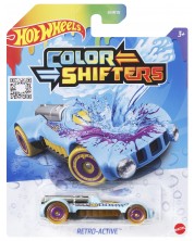 Mașină Hot Wheels Colour Shifters - Retro Active, cu culori schimbătoare