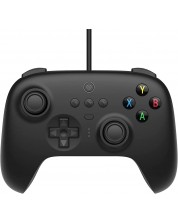 Controler 8BitDo - Ultimate Wired, pentru Nintendo Switch/PC, negru