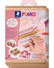 Set de lut Staedtler Fimo Soft - Knit & Braid Design, 4 х 25 g