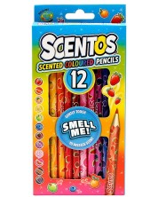 Un set de creioane colorate parfumate Scentos - 12 culori -1