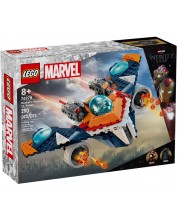 Constructor LEGO Marvel Super Heroes -Nava Warbird a lui Rocket împotriva lui Ronan (76278)