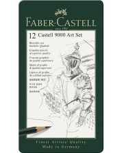 Set de creioane Faber-Castell 9000 - 12 buc. -1