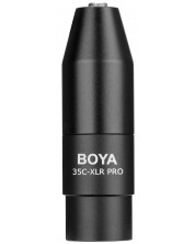 Convertor  Boya - 35C-XLR-PRO, TRS /XLR, negru -1