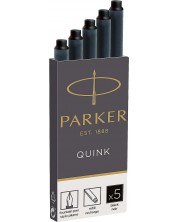 Set rezerve Parker Z11 - pentru stilou, 5 bucăți, negru -1