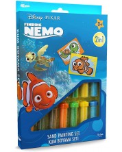 Set de colorat cu nisip Red Castle - Nemo, cu 2 imagini -1