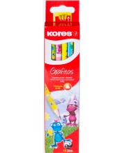 Set creioane din grafit Kores - Fantasy, HB, 12 piese -1