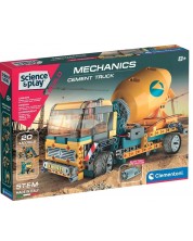 Constructor Clementoni Mechanics - Betoniera, 300 de piese -1