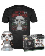 Set Funko POP! Collector's Box: Movies - Star Wars (Holiday Stormtrooper) (Metallic)