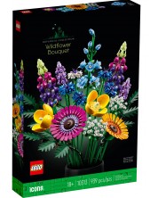 Constructor LEGO Icons - Buchet de flori sălbatice (10313)  -1