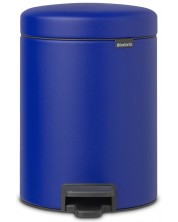 Coș de gunoi Brabantia - NewIcon, 5 l, Mineral Powerful Blue	 -1