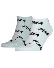 Set de șosete Puma - BWT Sneaker, 2 perechi, albe/gri