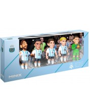 Set de figurine Minix - Echipa națională Argentina, 5 bucăți, 7 cm