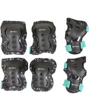 Set de protectori pentru copii Byox - Dazzle, class B, 25-50 kg, verde -1