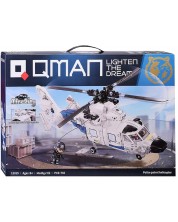 Constructor Qman - Elicopter de Patrulare, 745 piese