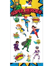 Set de tatuaje Totum - Super Heroes, 12 bucăți -1