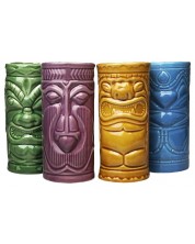 Set de căni Mikamax - Tiki, ceramică, 4 bucăți, 330 ml -1