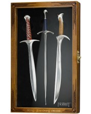 Set de cuțite pentru litere The Noble Collection Movies: The Hobbit - Sting, Glamdring and Orcrist, 30 cm -1