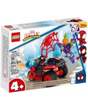 Set de constructie Lego Marvel - Spidey Amazing Friends, Spider-Man’s Techno Trike (10781) -1