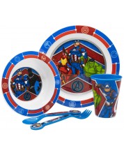 Set de hrănire Stor - Micro, Avengers Heraldic Army, 5 piese -1