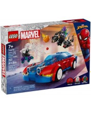 Constructor LEGO Marvel Super Heroes - Spider-Man și mașina de curse Green Goblin Venom (76279) -1