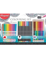 Set pentru colorat  Maped - 33 piese