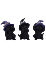 Set de statuete Nemesis Now Adult: Humor - Three Wise Familiars, 9 cm -1