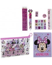 Set rechizite școlare Cerda Minnie - În penar transparent -1