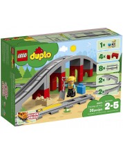 Constructor Lego Duplo - Pod si sine pentru tren (10872) -1