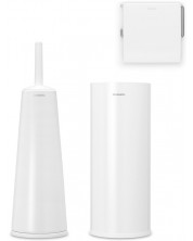 Set de 3 accesorii pentru toaletă Brabantia - ReNew, White -1
