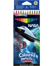 Set de creioane colorate Colorino - Nasa, 12 culori -1