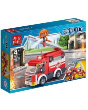 BanBao - Camion de pompieri, 229 bucăți
