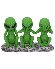 Set de statuete Nemesis Now Adult: Humor - Three Wise Martians, 16 cm