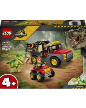 Set de construcție LEGO Jurassic World – Camion pentru transportul puiului de Tyrannosaurus rex (77978)