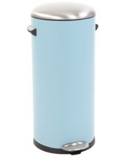 Coș de gunoi EKO Europe - Belle Deluxe, 30 L, albastru deschis