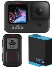 Set GoPro - HERO 9 Black, baterie de rezervă și telecomandă -1