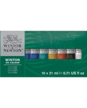 Vopsea ulei SetVopsea ulei Winsor & Newton Winton - 10 culori, 21 ml -1