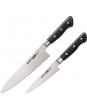 Set de 2 cuțite Samura - PRO-S, mâner negru
