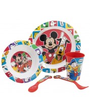 Set de hrănire Stor - Micro, Mickey Mouse Better Together, 5 piese -1