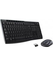 Set mouse si tastatura wireless Logitech - MK270,  negru -1
