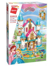 Set de constructie Qman Princess Leah - Castelul cu flori