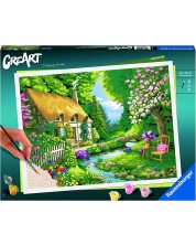 Set pictură după numere  Ravensburger CreArt - Къща на реката -1