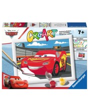 Set pictură după numere  Ravensburger CreArt - McQueen Fulgerul -1