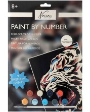 Set de pictură cu numere Grafix - Tiger