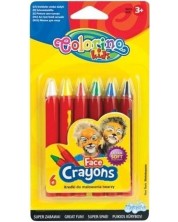 Set pasteluri pentru fata Colorino Kids - 6 culori -1