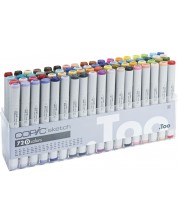 Set de markere Too Copic Sketch - D colors, 72 de culori